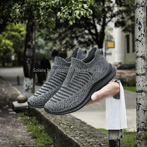 รองเท้าผ้าใบผู้ชายแบบสวมลำลอง ระบายอากาศ น้ำหนักเบา กันลื่น พื้นยางวัลคาไนซ์  แบบผูกเชือก  สำหรับเดินเล่นกลางแจ้ง  ปี 2023 - Product Image 2