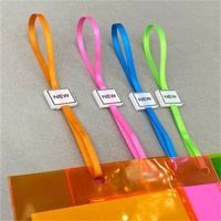 Étiquette de chouchou en plastique étiquette volante pour vêtements chaussures en lin sacs étiquette de taille