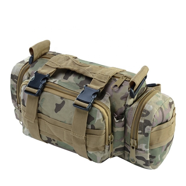 Lupu BL015 Custom Tote Waist Bag Waterproof Polyester Travel Sport Tactical Sling Camera Video Bag with Zipper Closure