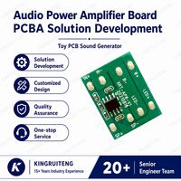 Servicio de Ingeniería de Hardware y Software Personalizado para PCB y PCBA de Amplificador de Audio para Juguetes OEM ODM