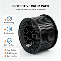 Menyediakan Sertifikat Kabel Drop FTTH Serat Optik Tahan Tarik Tinggi Tipe Bow G.652 Fiber PVC Indoor/Outdoor Putih Solusi ISP