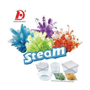 HUADA STEM – Kits de jouets d'expérimentation scientifique éducative pour enfants en âge préscolaire, <span class=keywords><strong>cristaux</strong></span> scientifiques à monter soi-même - Product Image 1