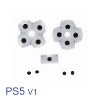 Pièces de réparation pour PlayStation 5, bouton en caoutchouc silicone de remplacement pour manette PS5 V1 V2 V3, coussin conducteur