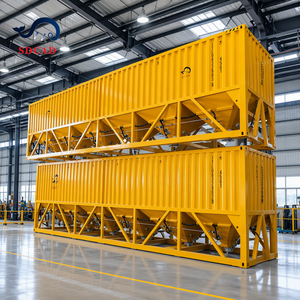 Silo à poudre <span class=keywords><strong>en</strong></span> vrac horizontal personnalisé avec convoyeur à vis tubulaire et petite usine de remplissage de sacs - Product Image 5
