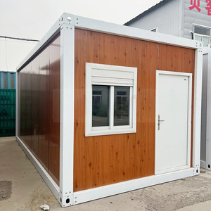 บ้านคอนเทนเนอร์สำเร็จรูปพับได้ ประกอบรวดเร็ว ป้องกันพายุเฮอริเคน กันน้ำ - Product Image 1