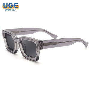 Luxury Brand Designer <strong>Sunglasses</strong> <strong>Men</strong> Thick Acetate Retro <strong>Rectangle</strong> UV400 Polarized Shades Custom Logo Vintage Square Eyewear - Product Image 6