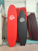 Planche de surf souple époxy IXPE de haute qualité pour enfants en gros avec capote souple et mousse EPS en bois de fibre de verre