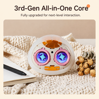 Peluche interactive intelligente AI parlante avec double capteur tactile et LED pour enfants