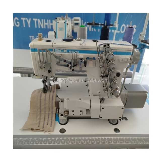 Brand New Jack JK-8670G Small Cylinderbed Interlock Machine Industrial Sewing Machine With Automatic Thread Trimmer