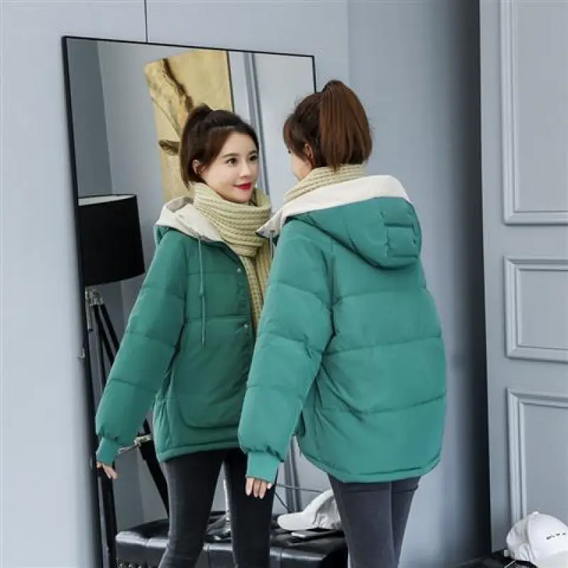 Женские винтажные парки с длинным рукавом, толстые теплые куртки с карманами и воротником-стойкой, пальто, 2021