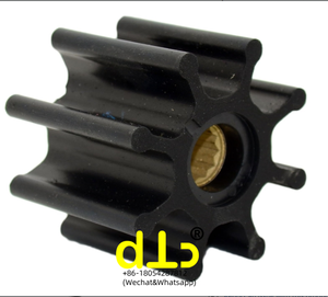 Pompe Johnson 09-1028B, authentique pièce d'origine, pompe en nitrile F7, impeller à 8 pales à entraînement par cannelures - Product Image 1