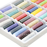 50 couleurs 402 fil à coudre ménage couture, petit rouleau de fil, fil à coudre à la main multicolore fil à aiguille domestique
