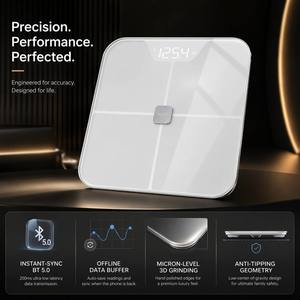 Báscula de Baño Electrónica Inteligente <span class=keywords><strong>Renpho</strong></span> Tuya para el Hogar, con Bluetooth, para Medir Grasa Corporal y Fitness, Digital - Product Image 4