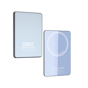 พาวเวอร์แบงค์แบบพกพา Super Slim 6.35 มม. ชาร์จเร็ว 10000 มิลลิแอมป์ 15 วัตต์ ไร้สาย PD 20 วัตต์ สายแม่เหล็ก Type-C พร้อมสายคล้องคอ - Product Image 3