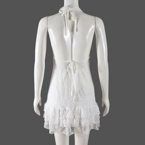 Dropshipping Abbigliamento Donna 2025, Nuovi Arrivi Trendy, Abito Bianco Senza Maniche con Schiena Scoperta - Product Image 3