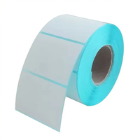 Rollo de Papel Autoadhesivo Térmico Personalizado al por Mayor, Cualquier Tamaño, para Oficina, Supermercado, Envío, Código de Barras, Impresión Directa, Etiqueta en Blanco