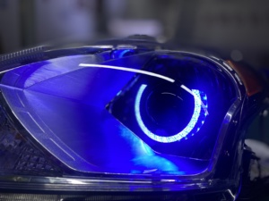 Nouvelles Coques de Phares LED RGB 5D en Acrylique de 2,5 et 3 Pouces pour Amélioration des Phares de Voiture et Cache de Lentille de Projecteur - Product Image 5