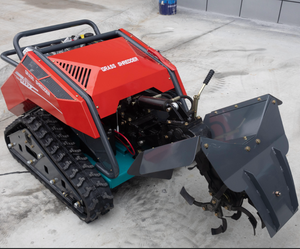 Máquina Multifuncional Integrada: Trituradora de Césped, Zanjadora, Replastadora, Cultivadora y Rotocultivadora con Control Remoto sobre Orugas - Product Image 4