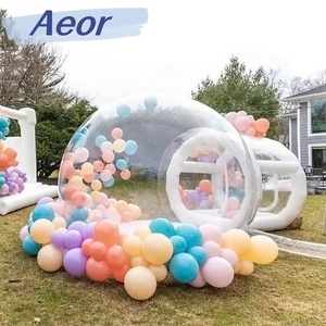 Tenda a Bolla Gonfiabile Trasparente da Esterno Impermeabile da 3m per Feste - Product Image 4