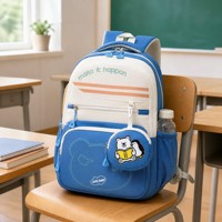 Sac à dos scolaire pour enfants, sac à livres pour étudiants avec pochette amovible, plusieurs poches, imperméable pour enfants