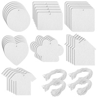 Décorations de Noël DIY personnalisables et recyclables pour l'intérieur de la voiture, suspendues, parfumées, vierges pour sublimation, en feutre et acrylique, double face, pour l'air ambiant