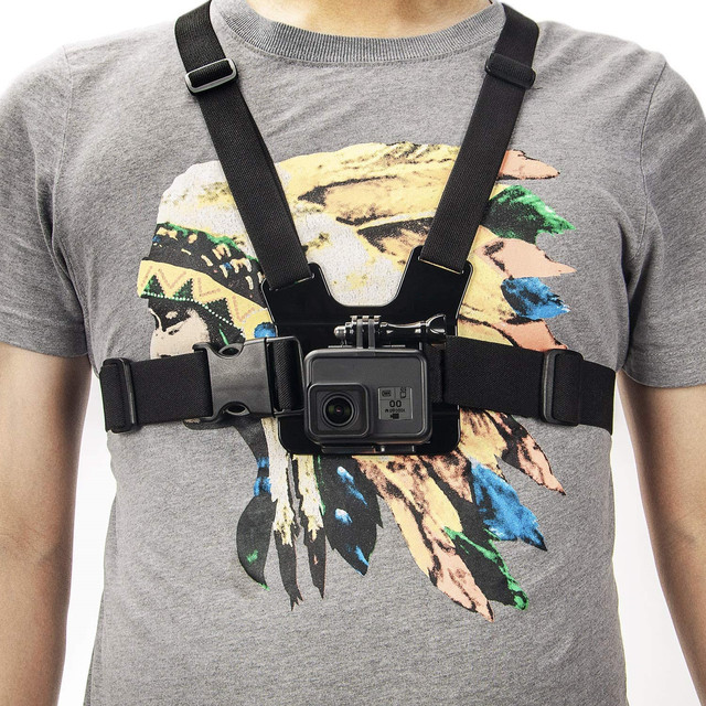 For GoPro Hero 13/12/11/10/9 Black DJI Osmo Action 6 5Pro 4/3 Insta360 X6 X5 X4 Sport Camera Accessory Harness Strap Chest Mount