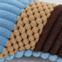 Jouet à mâcher en peluche couineur en forme d'os en polaire de maïs pour chiens et chats, coussin molaire pour le nettoyage des dents, classique et populaire
