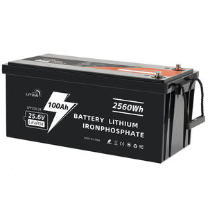 Lvyuan penjualan terlaris baterai Ion litium 25.6V baterai penyimpanan energi 24V 100Ah baterai LifePo4 dengan BMS - Product Image 2