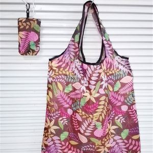 Foldable Polyester Reusable Shopping <b>Tote</b> <b>Bag</b> in Stock Custom Logo Print Creative Floral Gift Storage Handbag - Product Image 4