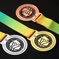 Médailles personnalisées pour enfants, étiquettes métalliques pour marathons, compétitions de football et de basketball, Journée sportive de la lecture, affichage rotatif