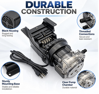 Pompe doseuse péristaltique 85MJH2A2S 17 GPD 100 PSI à débit réglable, pour l'adduction de produits chimiques dans le traitement de l'eau