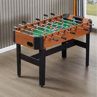 Maßgefertigte 4-Fuß-Holz-Mini-Tischfußballtische, professioneller Indoor-Tischfußballtisch aus MDF+PVC, Unterhaltungsspiel-Tischkicker für Männer