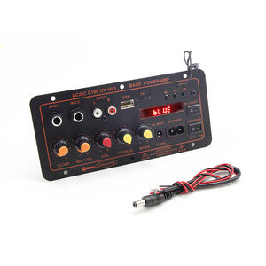 Bt5.0 100w ऑडियो एम्पलीफायर बोर्ड डुअल माइक्रोफोन 8-12 इंच 4 ओम सबवूफर amp मॉड्यूल 12/24v 110/220v पोर्टेबल एक्सेसरी - Product Image 4