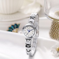 Montre à quartz pour femme Goldie GEDI, étanche, avec bracelet en alliage, petit modèle, élégante, à aiguilles, ornée de diamants, pour étudiantes, vente en gros