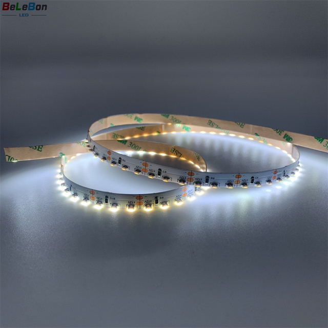 DC 12V 24V 3014 SMD 5mm 8mm Width 60leds/M 120leds/M 9.6W/M 2700K 3000K 4000K 6500K Side Lite View Led White Ribbon Strip Light