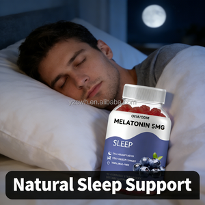Gomas de Melatonina Personalizadas OEM - Aumentam o Tempo de Sono, Antioxidante, Gomas de Saúde Essence 60grain para Ajudar Homens a Dormir - Product Image 4