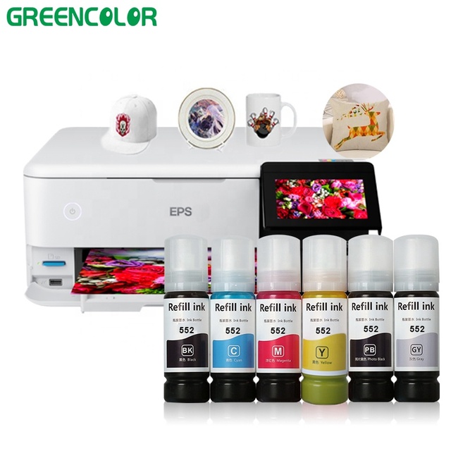Factory Direct to Sell 552 114 013 014 Water BasedRefill Sublimation Ink for Epson Et8500 Et-8550 L8180L8160 Eco Printer