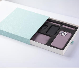 DL ชุดกล่องของขวัญโปร<span class=keywords><strong>โม</strong></span><span class=keywords><strong>ชั่</strong></span><span class=keywords><strong>น</strong></span>กระเป๋าใส่<span class=keywords><strong>น</strong></span>ามบัตรหนังลายกรวดแท้เคสโทรศัพท์สาย<span class=keywords><strong>น</strong></span>าฬิกากระเป๋าใส่หูฟังสำหรับ <span class=keywords><strong>iPhone</strong></span> - Product Image 3