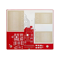 Gerber RO4350B + Yüksek TG FR4 RF Güç Amplifikatörü Yüksek Frekanslı Baskılı Devre Kartı ile Özelleştirilmiş Hibrit Laminasyon PCB