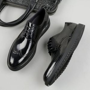 Chaussures en cuir véritable faites à la main de haute qualité pour hommes, chaussures décontractées à la mode pour hommes, chaussures habillées de style Oxford pour hommes - Product Image 2