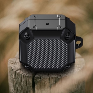Estuche de lujo para auriculares con textura de fibra de carbono TPU Armor Case para Samsung <span class=keywords><strong>Galaxy</strong></span> <span class=keywords><strong>Buds</strong></span> 2 Pro / <span class=keywords><strong>Buds</strong></span> FE Live Cover Fundas a prueba de golpes - Product Image 1