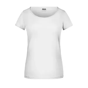 T-shirt da donna in cotone biologico, merchandising sostenibile - Product Image 1