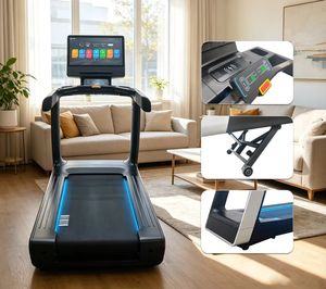 Nueva llegada: Cinta de correr comercial para gimnasio con <span class=keywords><strong>teclado</strong></span> y pantalla táctil opcionales - Product Image 5