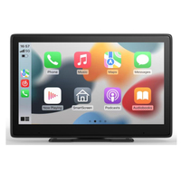 Écran CarPlay de 10.1 pouces pour véhicules plus grands Écran tactile stéréo de voiture sans fil Apple Carplay Android Auto 4K Dash Cam HD Backup Cam