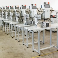 Máquina de Impresión Automática de Alta Productividad para Plantillas y Máscaras, Impresora de Pantalla de 300x80mm, Prensa de Transferencia Térmica para Etiquetas de Prendas y Camisetas Polo