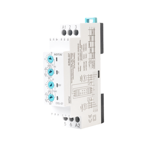 Реле времени ERS-07 с задержкой включения/выключения, двойное управление нагрузкой, на DIN-рейку, мини, для освещения, двигателей, мигалок, 220В, лево-правое реле времени - Product Image 1