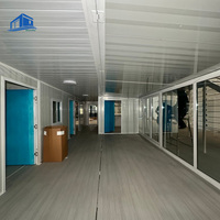 ShanHai Solar Power Maison conteneur modulaire préfabriquée en métal, extensible, à 2 étages, moderne, carrée et respirante