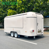 Wecare Beach bar Mobile Restaurant Bbq Concession Food Van Trailer Pizza Food Truck Imbisswagen Remorque Foodtruck Trailer Eu