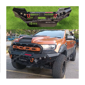 Barra de parachoques delantero de coche <span class=keywords><strong>Armando</strong></span> para Ranger T7T8 con soporte de cabrestante de luz Led accesorios de coche 4X4 parachoques de acero - Product Image 1