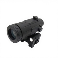 High Quality SCGX 3x21 Magnifier Optics Aluminum Black Compact Red Dot Sight 69mm Eye Relief 21mm Objective Hunting Accessories